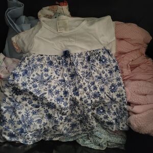 First Impressions Blue and White Floral